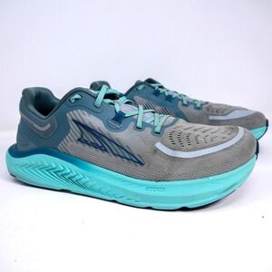 Altra Paradigm 7 Cushioned Women 11 Running Shoes Teal Comfort Trail Outdoor